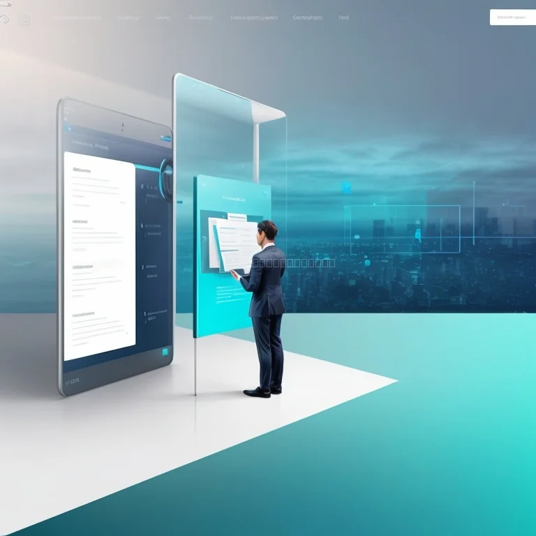 Illustration of digital notarial workflow